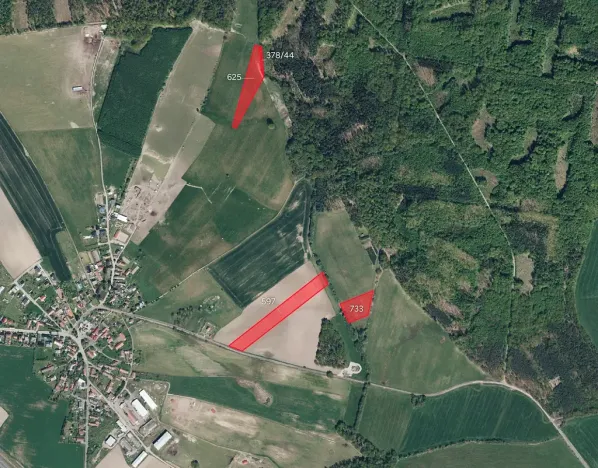 Prodej pole, Borek, 30742 m2