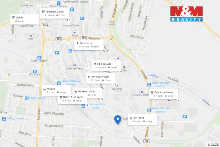 Pronájem obchodního prostoru, Vlašim, Lidická, 57 m2