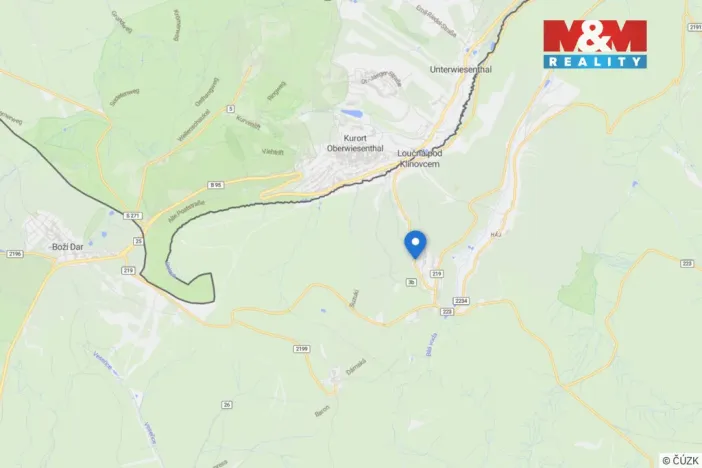 Prodej komerčního pozemku, Loučná pod Klínovcem - Loučná, 1666 m2