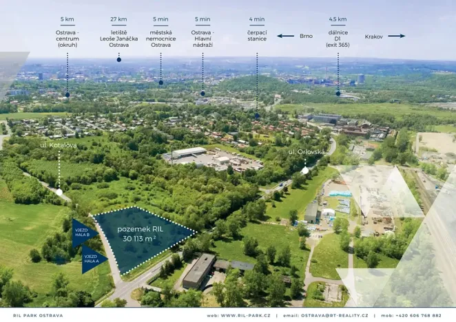 Prodej komerčního pozemku, Ostrava, 30113 m2