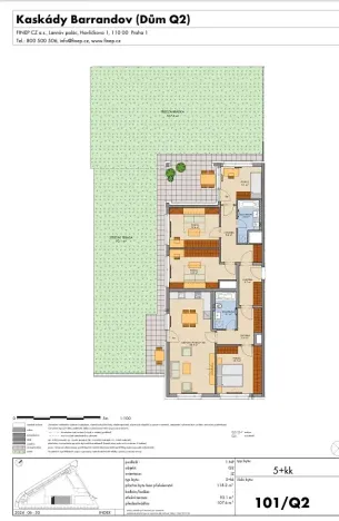 Prodej bytu 5+kk, Praha - Hlubočepy, Gollové, 118 m2