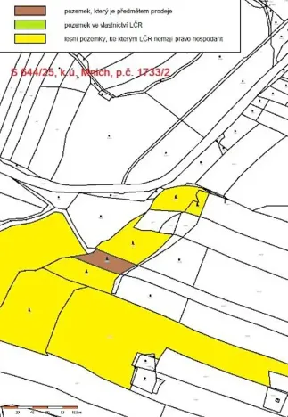 Prodej lesa, Mnich, 1237 m2