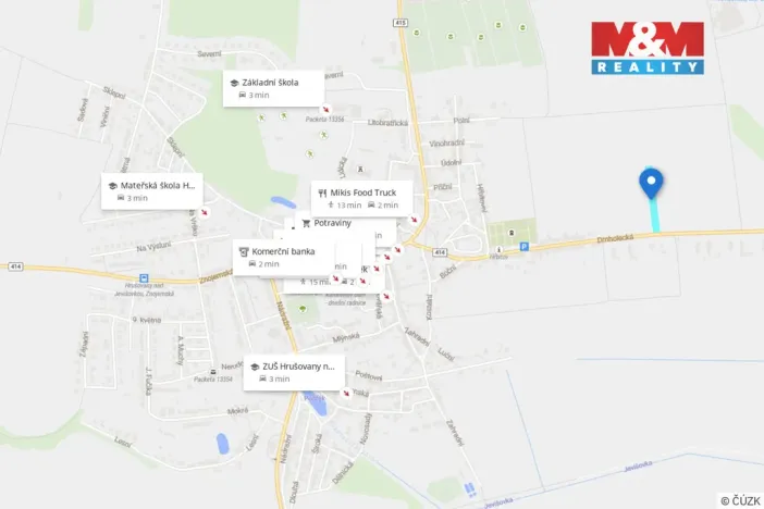 Prodej pozemku pro bydlení, Hrušovany nad Jevišovkou, Drnholecká, 3683 m2