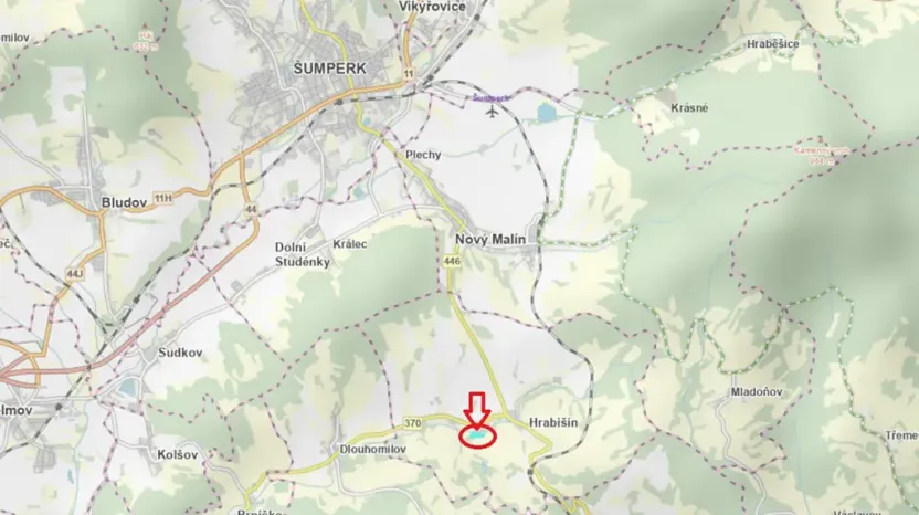 Prodej podílu lesa, Hrabišín, 4749 m2