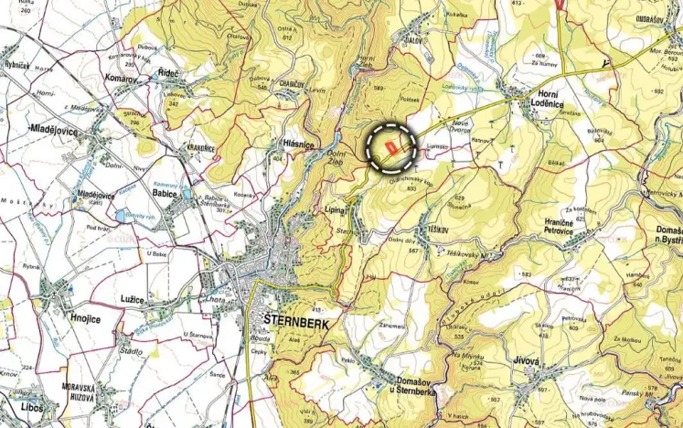 Prodej louky, Lipina, 34995 m2