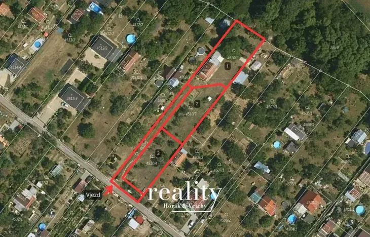 Prodej zahrady, Znojmo, Pražská zahr. C, 1985 m2