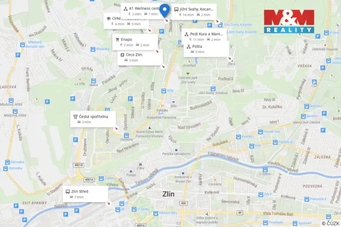 Prodej bytu 4+1, Zlín, Česká, 80 m2