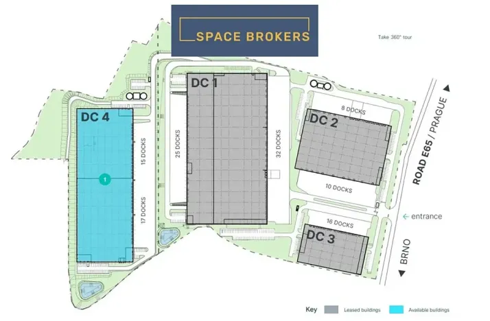 Pronájem skladu, Modletice, 14466 m2