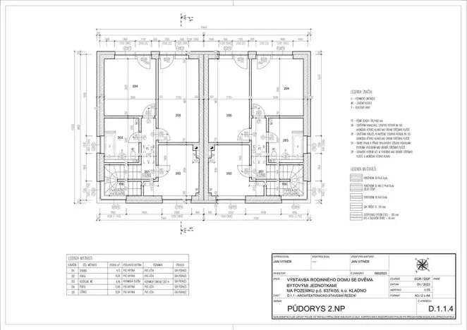 Prodej rodinného domu, Kladno, Otmara Zinkeho, 106 m2
