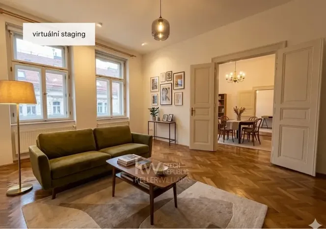 Pronájem bytu 3+1, Praha - Smíchov, Zborovská, 74 m2