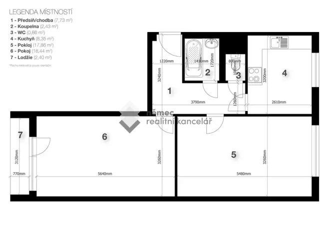 Prodej bytu 2+1, Praha - Libeň, Kovářská, 60 m2
