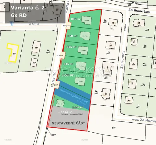 Prodej pozemku pro bydlení, Vysoký Újezd, 6994 m2