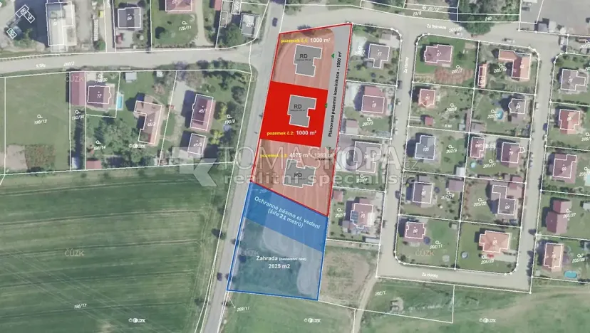 Prodej pozemku pro bydlení, Vysoký Újezd, 6994 m2