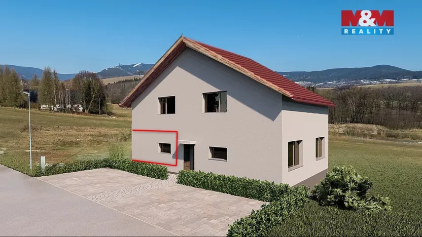 Prodej bytu 2+kk, Králíky - Červený Potok, 39 m2
