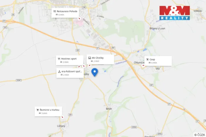 Prodej pozemku pro bydlení, Cítoliby, Na Aleji, 1008 m2