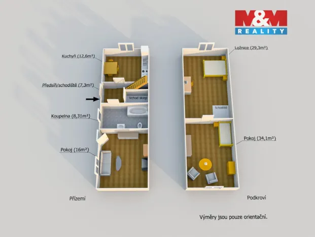 Prodej rodinného domu, Křelovice - Pakoslav, 482 m2
