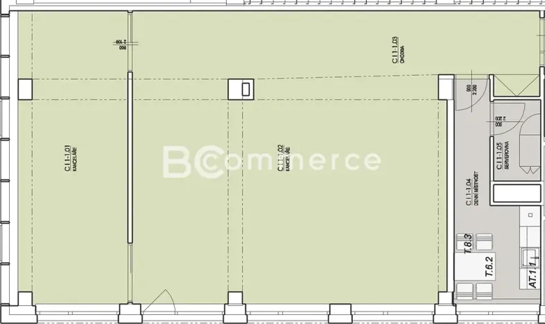 Pronájem obchodního prostoru, Brno, 125 m2