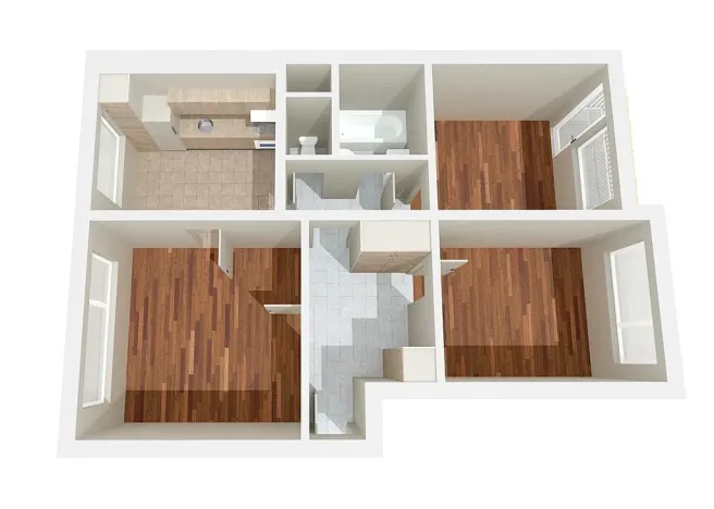 Prodej bytu 3+1, Praha - Hlubočepy, Lamačova, 62 m2