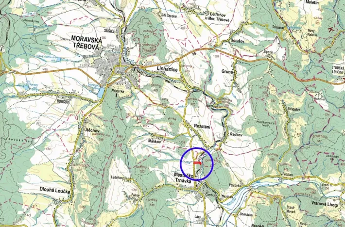 Prodej lesa, Městečko Trnávka, 9935 m2