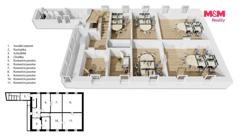 Prodej obchodního prostoru, České Budějovice - České Budějovice 1, Hradební, 615 m2