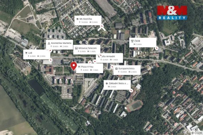 Prodej bytu 3+kk, Milovice - Mladá, Slepá, 67 m2