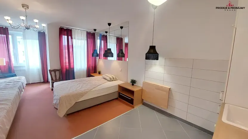 Pronájem bytu 1+kk, Praha - Střížkov, Makedonská, 35 m2