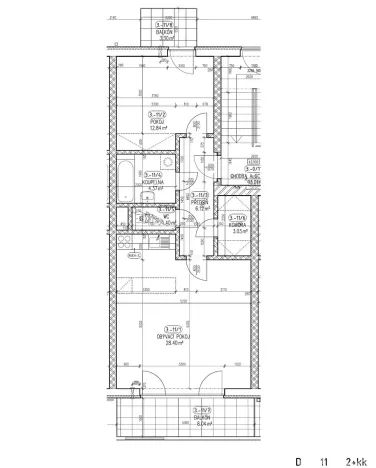Pronájem bytu 2+kk, Hostivice, Borová, 54 m2