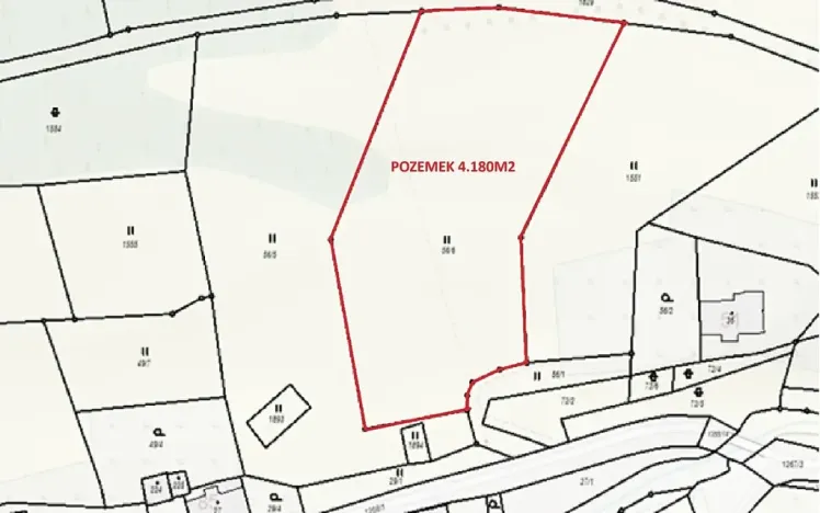Prodej pozemku pro bydlení, Heřmanov, 4180 m2