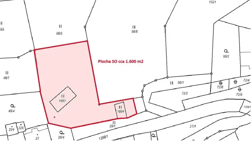 Prodej pozemku pro bydlení, Heřmanov, 4274 m2