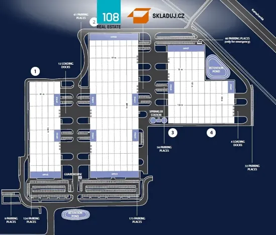 Pronájem skladu, Praha - Dolní Měcholupy, Průmyslová, 2500 m2