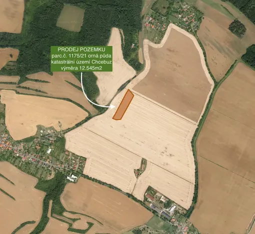Prodej pole, Štětí, 12545 m2