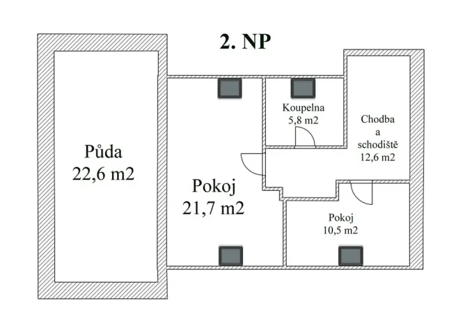 Prodej rodinného domu, Mikulov, Sadová, 91 m2