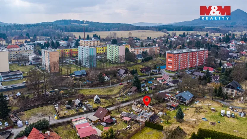 Prodej pozemku pro bydlení, Cvikov, Smetanova, 1225 m2