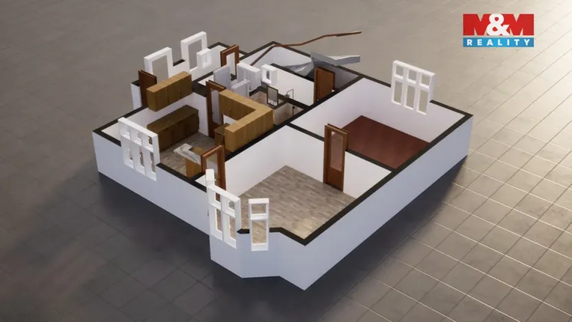 Prodej rodinného domu, Trmice, Za Humny, 198 m2