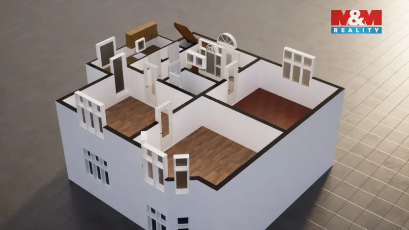 Prodej rodinného domu, Trmice, Za Humny, 198 m2