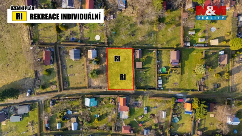 Prodej zahrady, Česká Kamenice, 435 m2