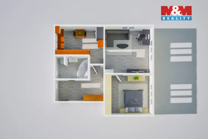 Prodej bytu 2+1, Teplice, Svojsíkova, 56 m2