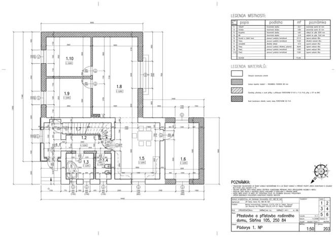 Prodej rodinného domu, Sibřina, Ke Hřišti, 220 m2