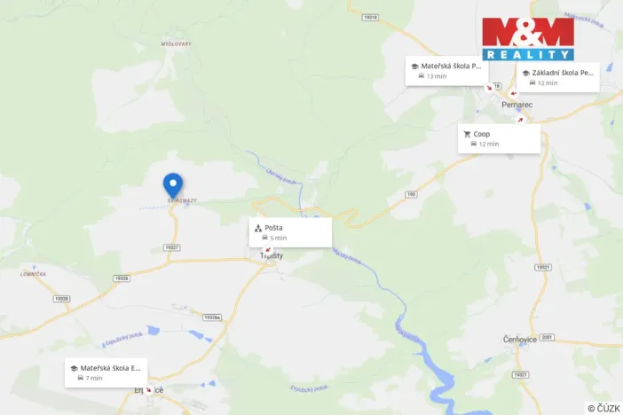 Prodej pozemku pro bydlení, Trpísty - Sviňomazy, 1650 m2