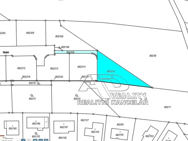 Prodej pozemku pro bydlení, Srubec, Skalní, 613 m2