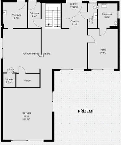 Prodej rodinného domu, Tři Dvory, 235 m2