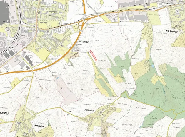 Prodej pole, Otrokovice, 9324 m2