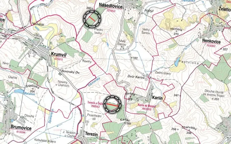 Prodej sadu/vinice, Terezín, 5465 m2