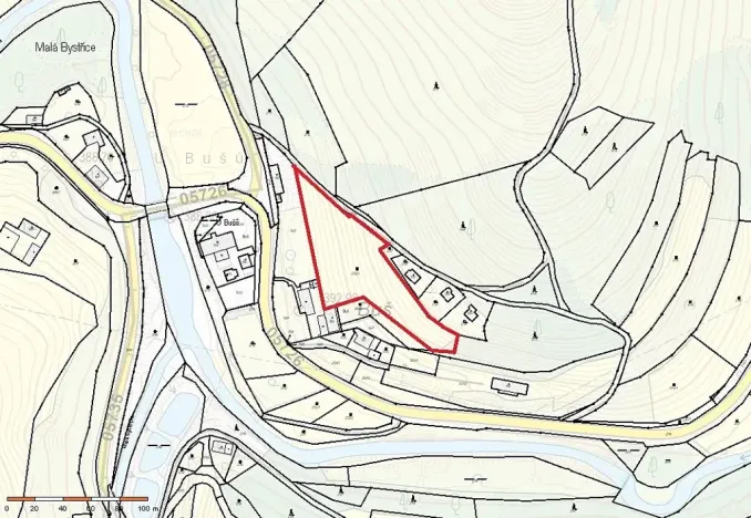 Prodej louky, Malá Bystřice, 4850 m2