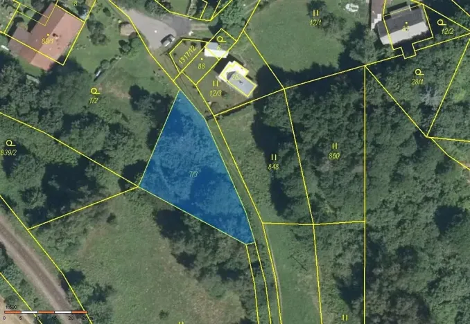 Prodej podílu pozemku, Pustá Kamenice, 960 m2