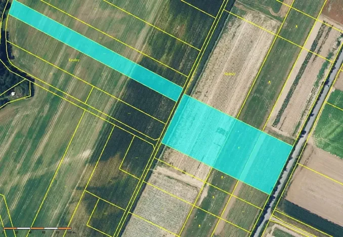 Prodej podílu pole, Bořitov, 9425 m2