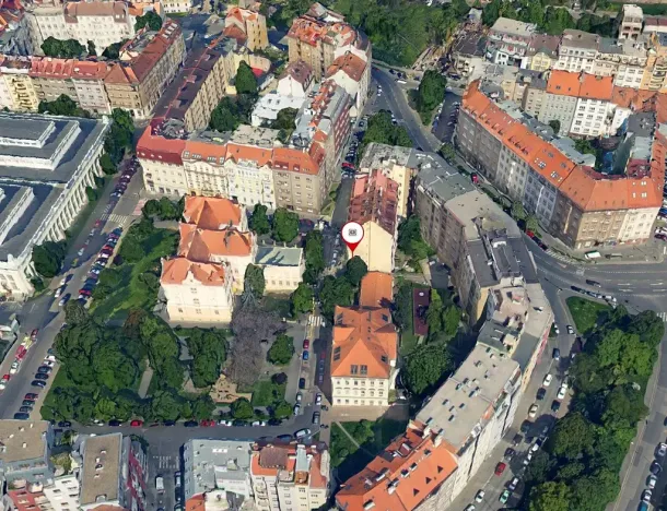 Pronájem bytu 1+1, Praha - Podolí, Nedvědovo náměstí, 32 m2