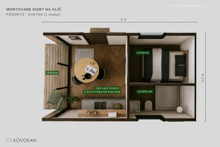 Prodej chaty, Seč, 21 m2