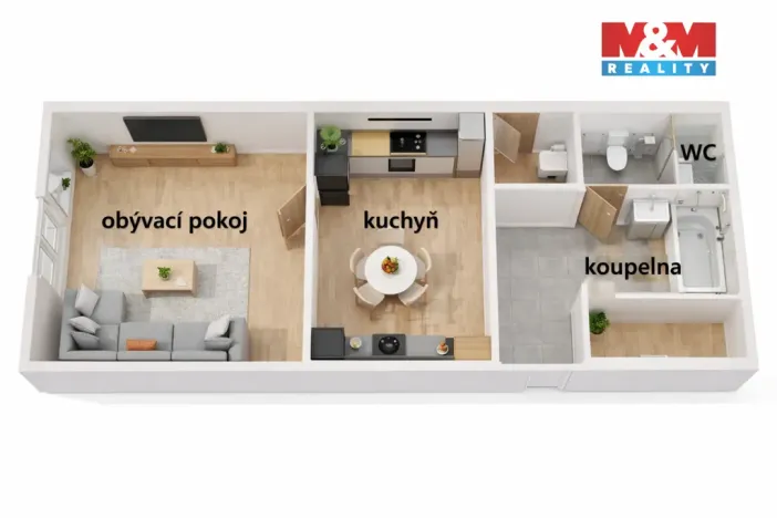 Pronájem bytu 1+1, Čermná nad Orlicí - Malá Čermná, 65 m2