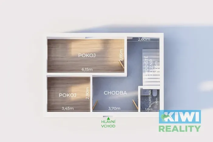 Pronájem kanceláře, Kaňovice, 90 m2